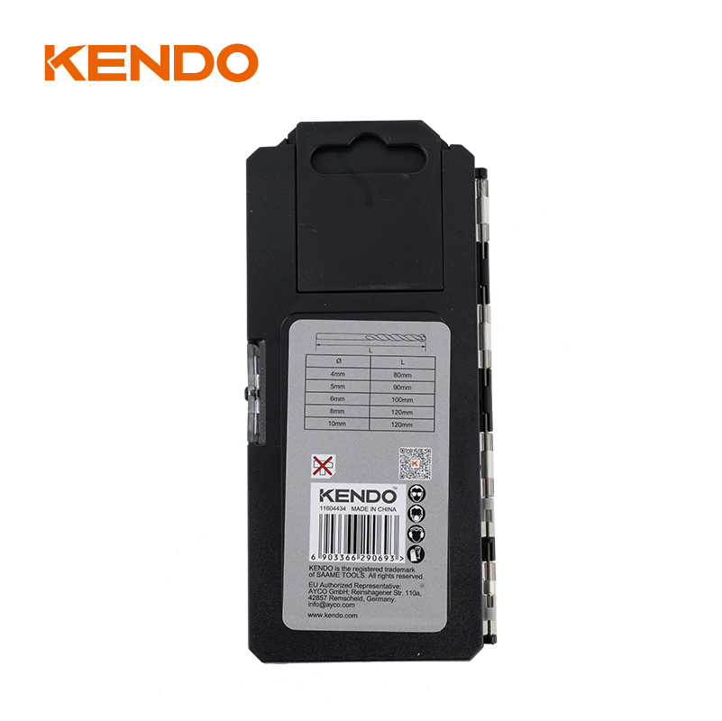 Set Mata Bor Porselen 5 buah dengan Ujung Asimetris