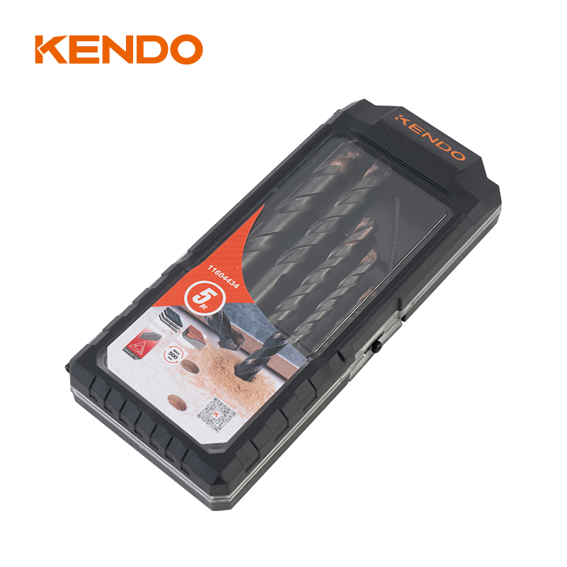 Set Mata Bor Porselen 5 buah dengan Ujung Asimetris