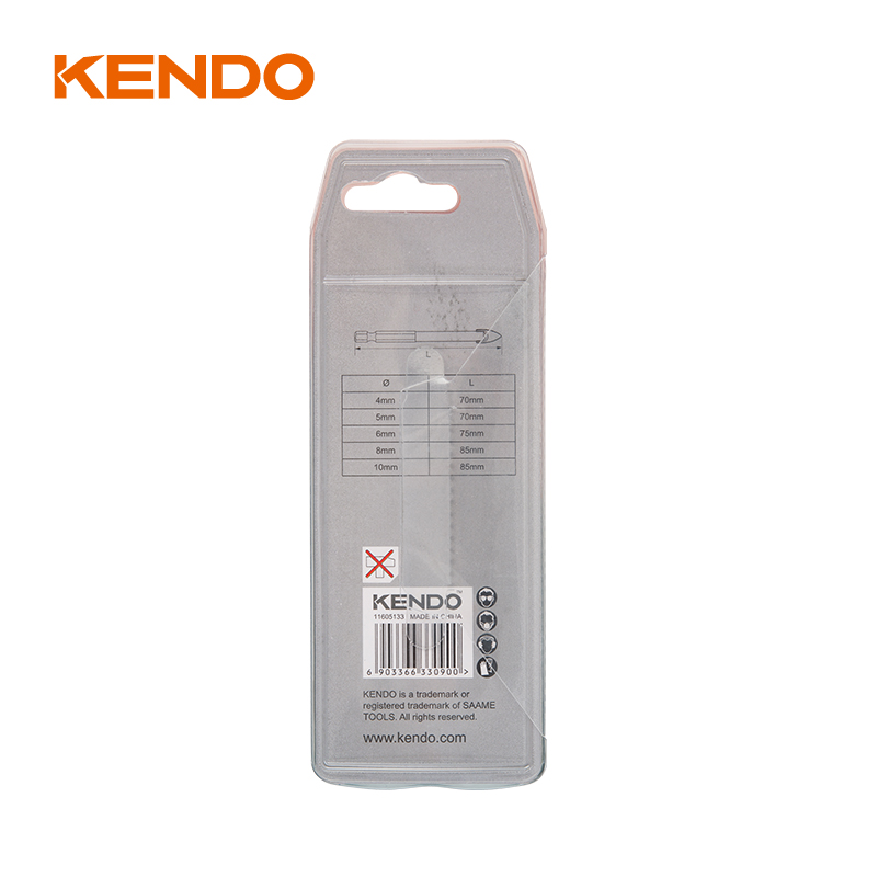 Set Mata Bor Kaca 5 buah, Hex. Ganti Shank dengan Cepat