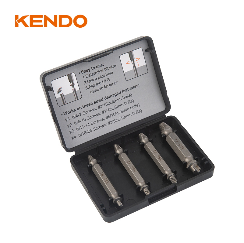 Set ekstraktor sekrup 4 buah