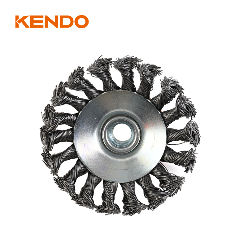 Sikat bevel, kawat diikat