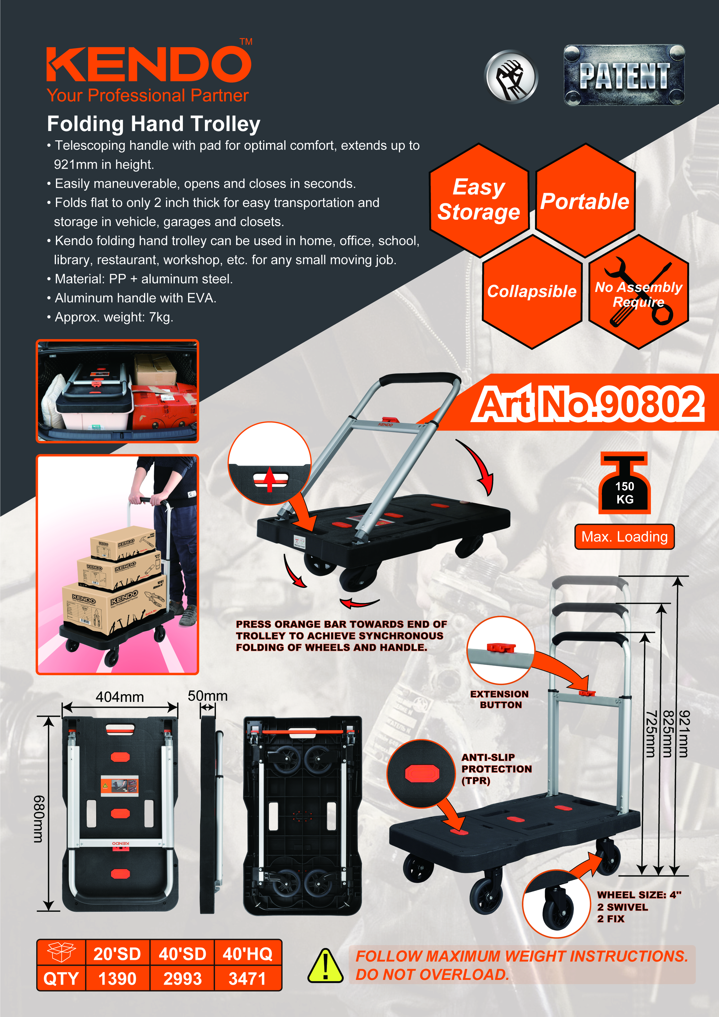 Mengapa memilih Troli tangan lipat?