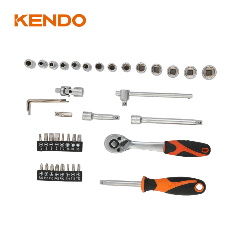 42 buah 1/4' Set Soket Dr