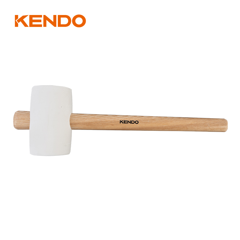 Palu Karet, Putih, Gagang Kayu