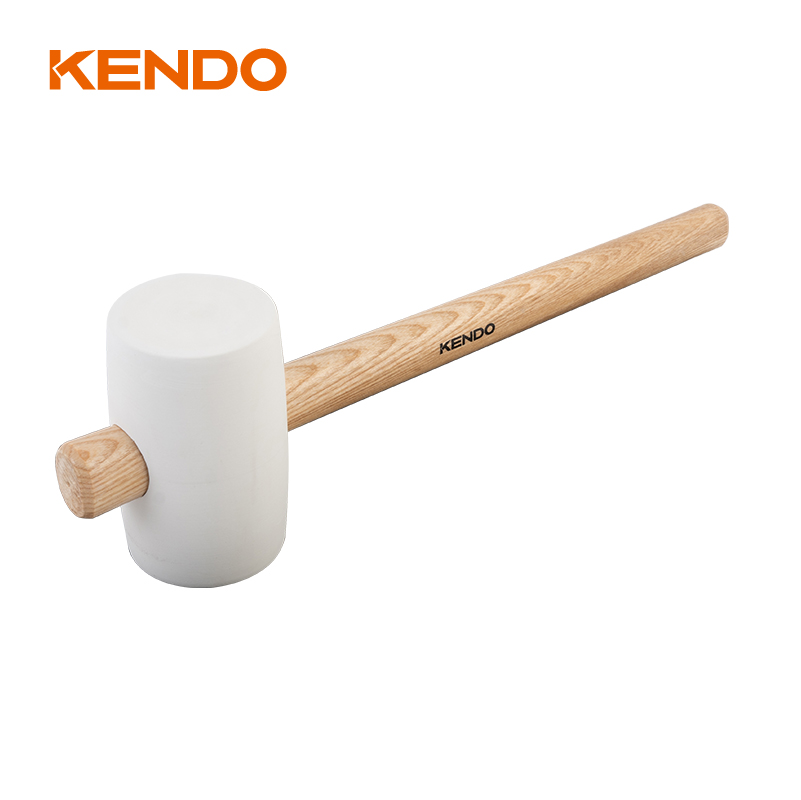 Palu Karet, Putih, Gagang Kayu
