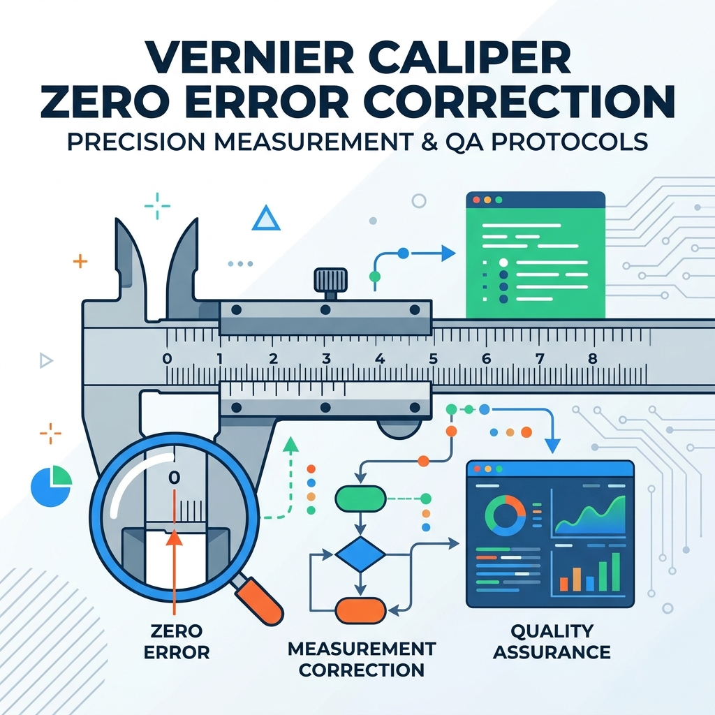 Cara Mengecek dan Memperbaiki Vernier Caliper Zero Error Sebelum Mengukur