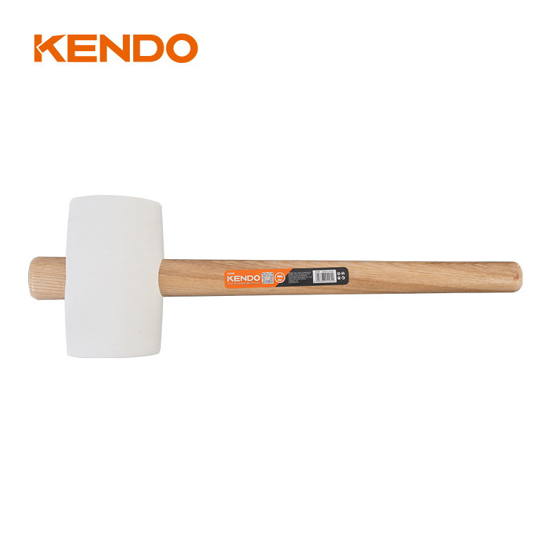 Palu Karet, Putih, Gagang Kayu
