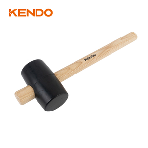 Palu Karet, Hitam, Gagang Kayu